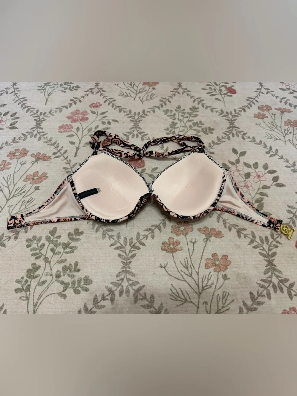 Victoria's Secret underwire push-up bikini top - size 34DD